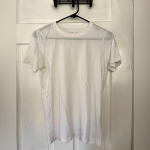 Everlane, white cotton tee, size S